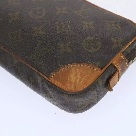 LOUIS VUITTON Monogram Marly Dragonne PM Clutch Bag M51827 LV Auth - Picture 6 of 15
